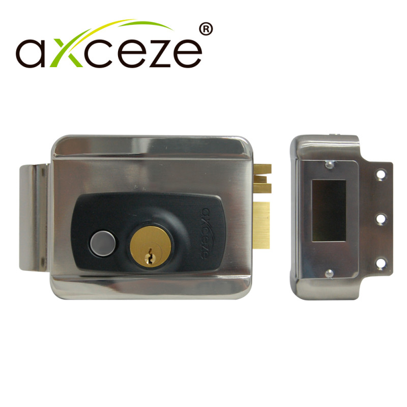 CERRADURA ELECTRICA DE SOBREPONER PARA PUERTAS DERECHAS AXCEZE AX-SLOCK PARA PUERTAS CON APERTURA INTERNA