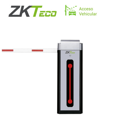 BARRERA VEHICULAR ZKTECO CMP300R CON BRAZO TELESCOPICO RECTO SENTIDO DERECHO VELOCIDAD DE CIERRE 3 SEGUNDOS ALIMENTACION ELECTRI