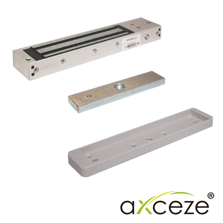 Chapa magnética Fuerza de sujeción 600lbs Sensor magnético integrado LED indicador de estado AXCEZE AX-M620LDS Chapa magnética Fuerza de sujeción 600lbs Sensor magnético integrado LED indicador de estado AXCEZE AX-M620LDS