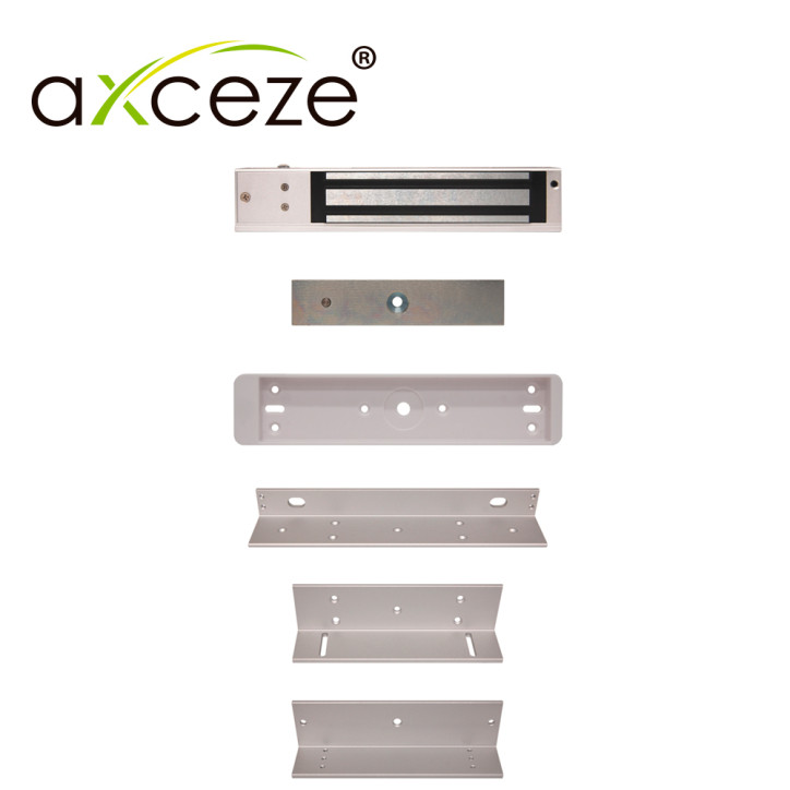 Kit de electroimán para puerta control de acceso Electroimán 600lbs con sensor magnético para puerta que abre AXCEZE MZL620 KIT Kit de electroimán para puerta control de acceso Electroimán 600lbs con sensor magnético para puerta que abre AXCEZE MZL620 KIT