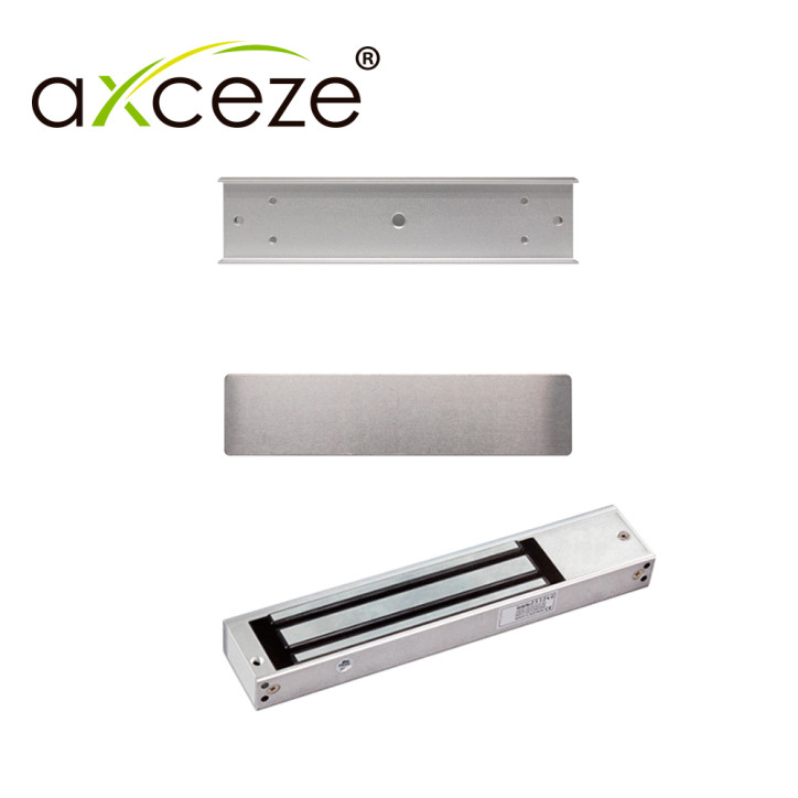 Electroimanes electroimán 600lbs kit de brackets para puerta de cristal y marcos de metal/madera AXCEZE MU620 KIT