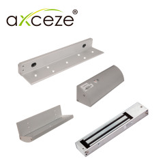 MLC620 KIT CON 1x CHAPA MAGNETICA AX-M620L + 1x BRACKET TIPO ZLC AX-M620-ZLC PARA PUERTA DE MADERA O METAL