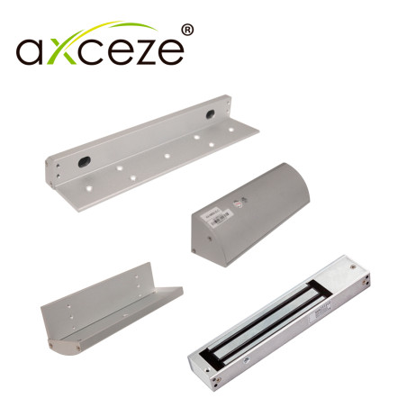 MLC620 KIT CON 1x CHAPA MAGNETICA AX-M620L + 1x BRACKET TIPO ZLC AX-M620-ZLC PARA PUERTA DE MADERA O METAL