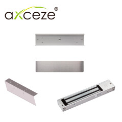 MZLC620 KIT 1x CHAPA MAGNETICA AX-M620T + 1x BRACKET TIPO U AX-M620-U +1x BRACKET TIPO L AX-M620-L PARA PUERTA DE VIDRIO CON MAR