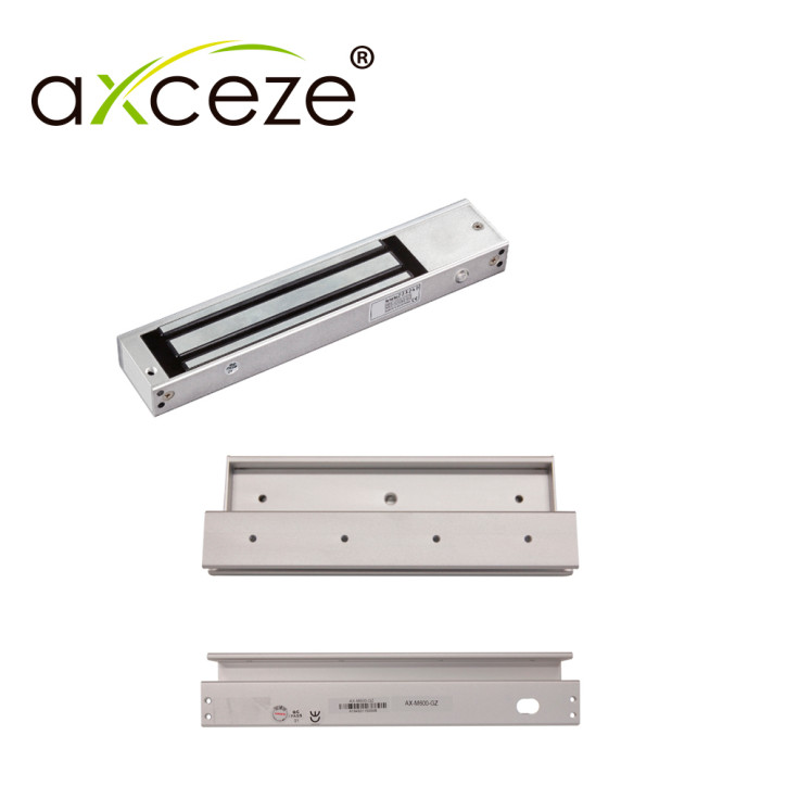 Control de acceso electroimán temporizado para puertas de vidrio sujeción por presión AXCEZE MGZ620 KIT