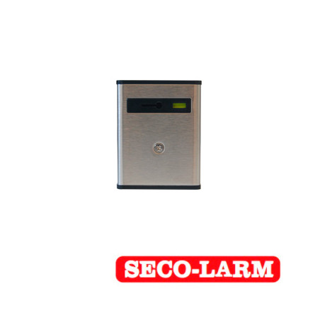 BOTON DE PANICO SS-078Q SECO-LARM RESTABLECIMIENTO CON LLAVE, NORMALMENTE ABIERTO E INDICADOR VISUAL CON BASE METALICA IDEAL PAR