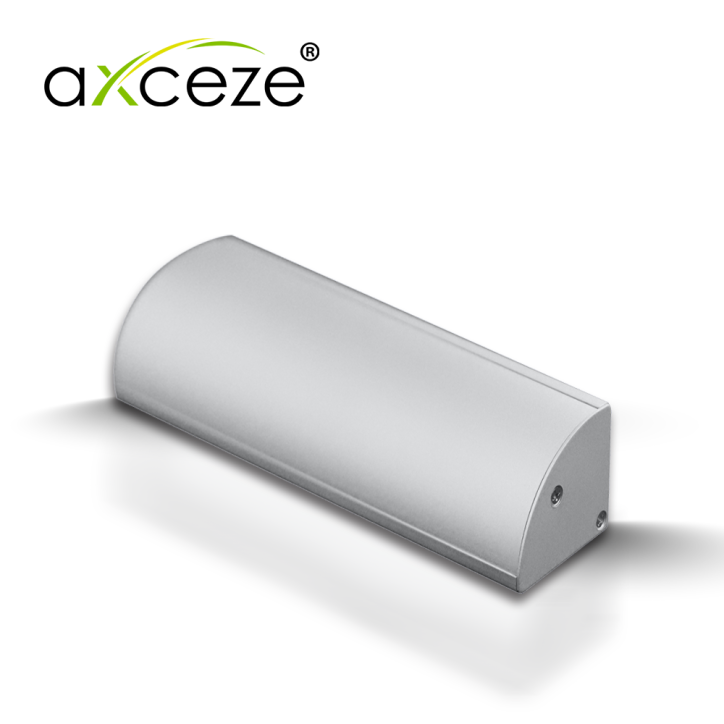 Bracket tipo L para electroimán tipo L para puertas abatibles que abren hacia adentro fabricación en aluminio AXCEZE AX-M620-L