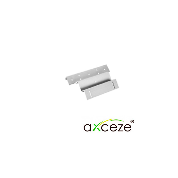 Bracket tipo ZL para electroimán forma ZL para exterior 3 perfiles AXCEZE AX-M820W-ZL Bracket tipo ZL para electroimán forma ZL para exterior 3 perfiles AXCEZE AX-M820W-ZL