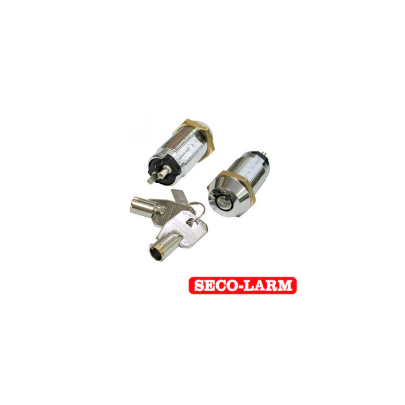 SWITCH TIPO LLAVE ON/OFF SECO-LARM SS-090-2H0 IDEAL MANTIENE ESTADO ENCENDIDO O APAGADO IDEAL PARA CONTROL DE ACCESO E INTRUSION