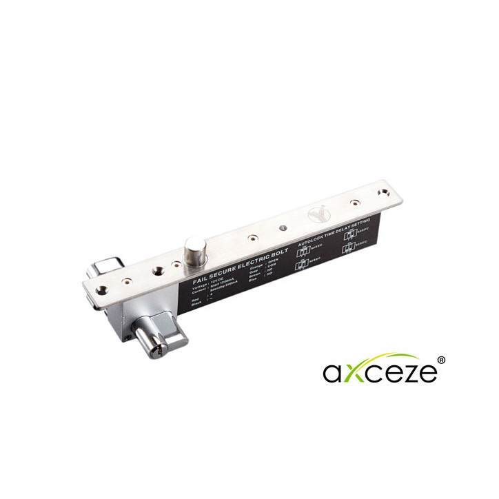PISTON FAIL-SECURE AXCEZE AX-EFS400LSOCO LED + CILINDRO INCLUIDO CON LLAVE PARA EMERGENCIAS