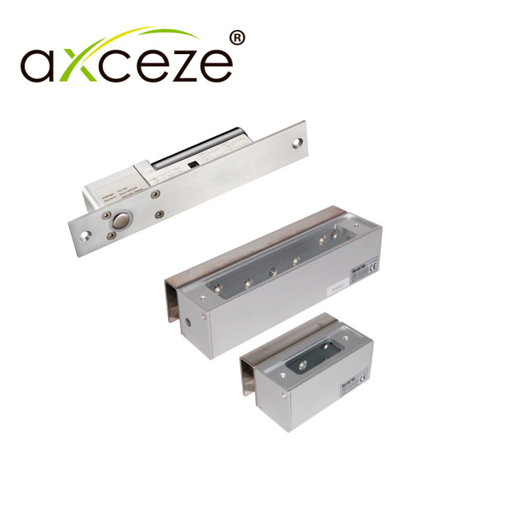 Electroimán Fuerza 900Kg 12Vcd 900mA Fail safe AXCEZE MU120 KIT