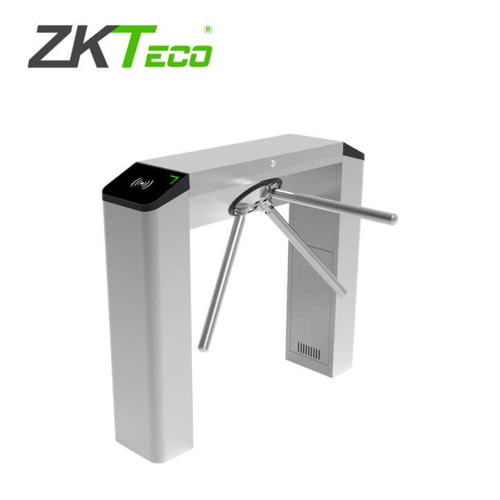 Torniquete trípode tipo puente gabinete en acero inoxidable SUS304 brazo abatible de seguridad compatible con ZKTECO TS2000PLUS