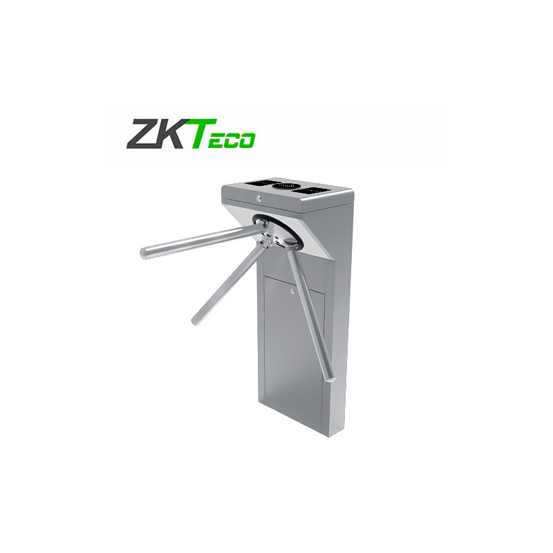 TORNIQUETE TRIPODE TIPO TORRE ZKTECO MODELO TS1000PLUS CON 5 MILLONES DE CICLOS DE VIDA UTIL COMPATIBLE CON CONTROLES DE ACCESO 