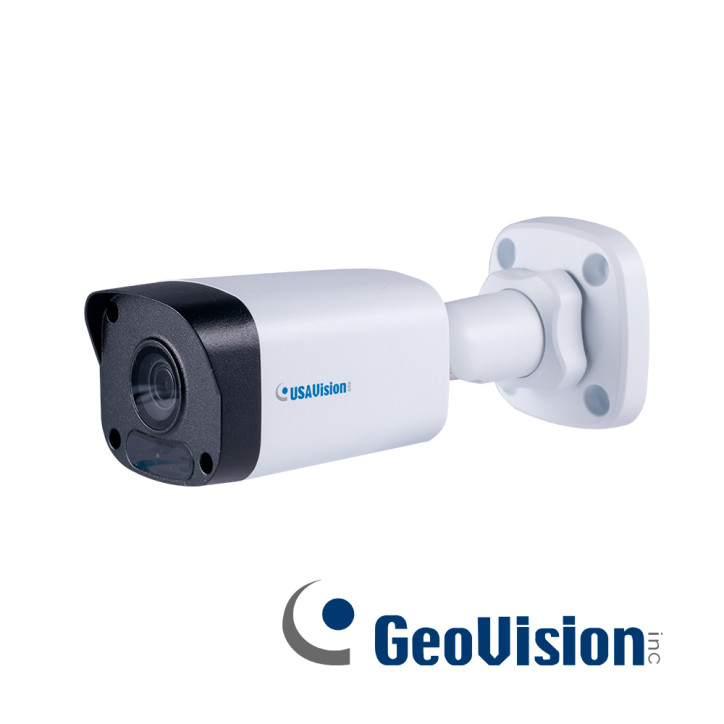 Cámara IP Bullet para exteriores 4MP H.265 lente fijo 4 mm GEOVISION UA-B40004F