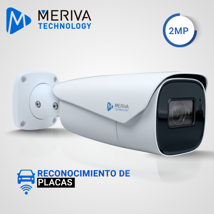 Cámara IP Bullet LPR LPR 2 MP Lente motorizado 7 - 22MM MERIVA TECHNOLOGY MAPR-200 Cámara IP Bullet LPR LPR 2 MP Lente motorizado 7 - 22MM MERIVA TECHNOLOGY MAPR-200