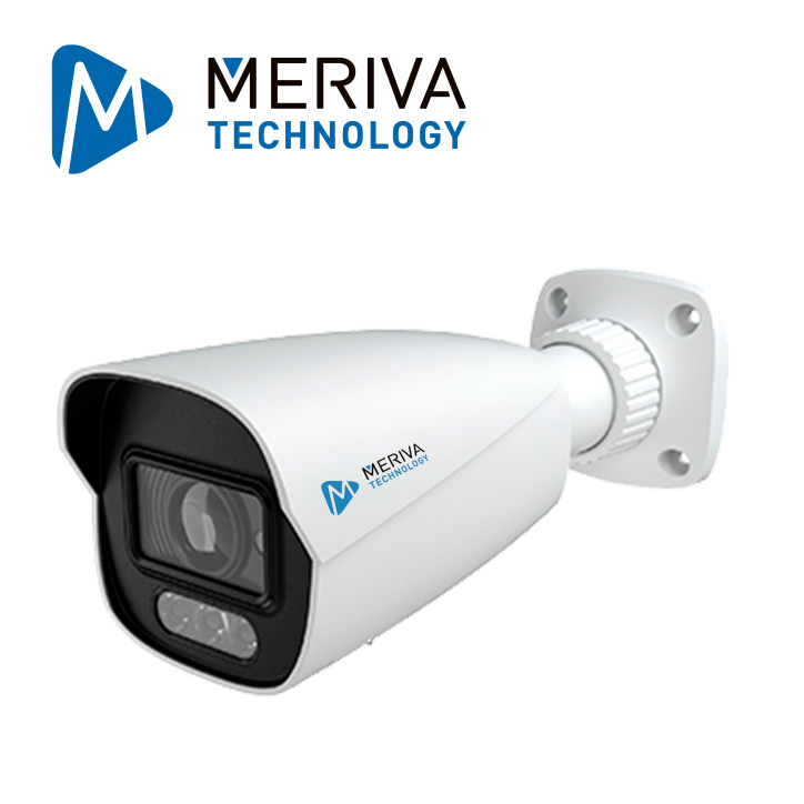 CAMARA IP BULLET MERIVA TECHNOLOGY MOB400UC-FR / 4MP / H.265+ / 2.8MM / ULTRA COLOR AI ISP / RECONOCIMIENTO FACIAL EMBEBIDO / CO