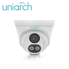 CAMARA IP TURRET UNIARCH IPC-T132-AF28-DL-ECO / 2MP / LENTE 2.8MM / DNR / IR30M / DUAL-LIGHT / MICROFONO-INTEGRADO / HUMAN-BODY-