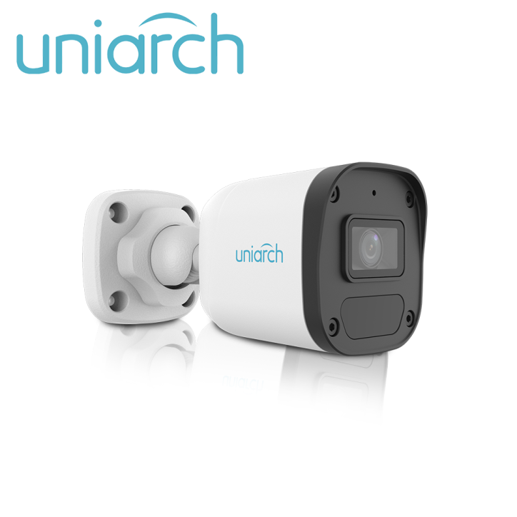 CAMARA IP BULLET UNIARCH IPC-B134-AF28-ECO / 4MP / LENTE-2.8MM / DWDR / MICROFONO-INTEGRADO / HUMA-BODY-DETECTION 2.0 / IR30M / 