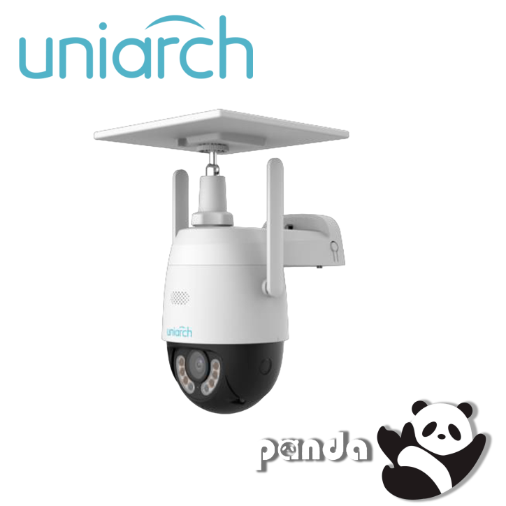 Cámara PTZ solar 4G 3 megapíxeles lente 4 mm Dual-Light UNIARCH BY UNV Uho-P2G-M3F4D-LA Cámara PTZ solar 4G 3 megapíxeles lente 4 mm Dual-Light UNIARCH BY UNV Uho-P2G-M3F4D-LA