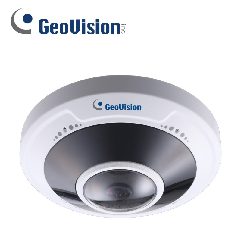CAMARA IP FISHEYE GEOVISION GV-FER5702 / 5MP / 1.4 MM/ H265 / IR INTELIGENTE 20 MTS / WDR PRO / SALIDA DE ALARMA/ RANURA PARA MI