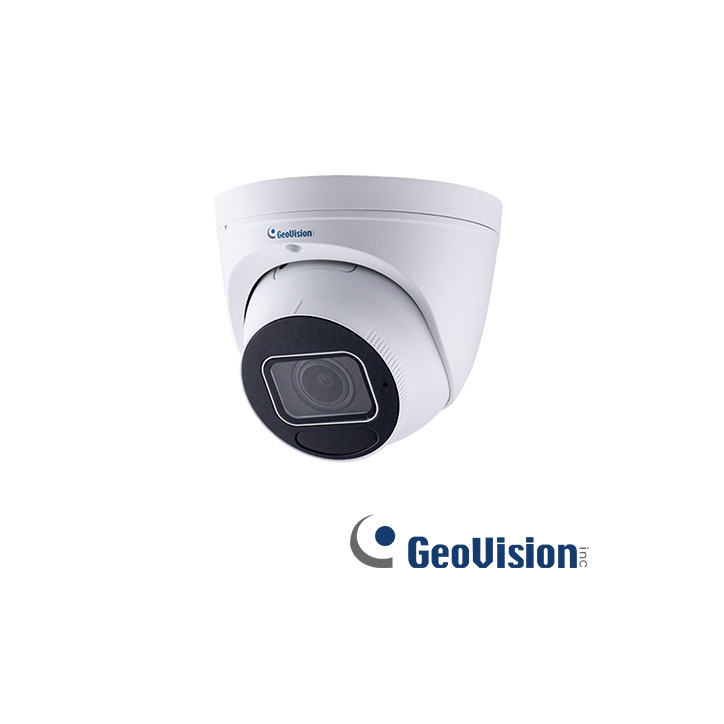 Cámara IP turret para exteriores 4MP H.265 lente motorizado GEOVISION GV-EBD4813