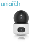 CAMARA IP DOBLE LENTE WIFI UNIARCH Uho-S3S-M33D / 3MP+3MP / LENTES 4MM / DWDR / IR10M / LUZ-CALIDA (DUAL-LIGHT) / MICROSD512GB /