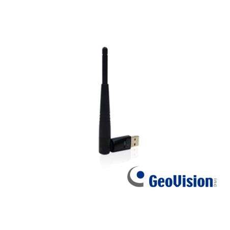 ANTENA WIFI USB GEOVISION GV-WIFI ADAPTER V2 PARA CAMARAS BOX GEOVISION 2.4GHZ 52MBPS COMPATIBLE WINDOWS Y LINUX