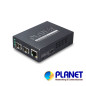CONVERTIDOR DE MEDIOS DE FIBRA OPTICA DUAL A UTP PLANET GT-1205A/ 2 PUERTOS FIBRA OPTICA SFP VELOCIDAD DE TRANSMISION 1000MBPS/ 