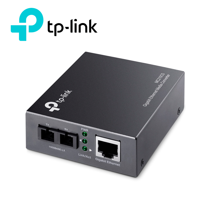Convertidor de medios Monomodo 1000BASE-LX/LH 1310 nm TP-LINK MC210CS Convertidor de medios Monomodo 1000BASE-LX/LH 1310 nm TP-LINK MC210CS