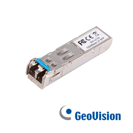TRANSCEPTOR LC GEOVISION IEEE 802.3z 1000 BASE SX SFP COMPATIBLE CON SWITCH DE OTRA MARCA CON PUERTO SFP LC