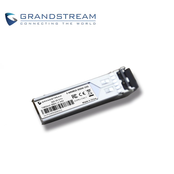 Transceptor 10Gbps Fibra Multimodo Conector LC Duplex GRANDSTREAM F-MM850-300M-10G