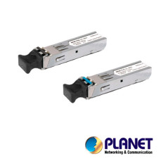 TRANSCEPTOR DE FIBRA OPTICA MULTIMODO / PLANET MGB-SX / VELOCIDAD DE TRANSMISION 1000 MBPS / CONECTOR LC DUPLEX / SIMPLEX / 850N