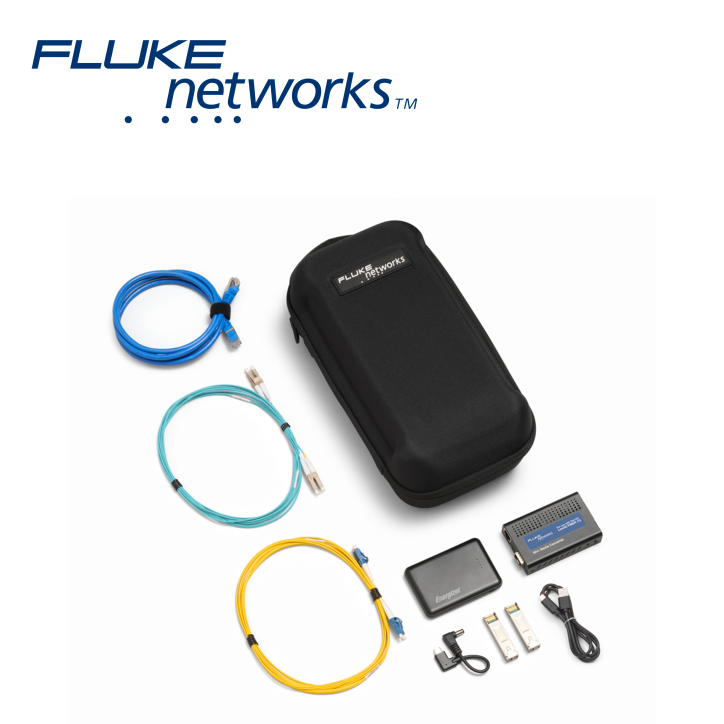 Convertidor de fibra óptica para comprobadores LinkIQ 1 Gb/s y 10 Gb/s 1000BASE-SX 1000BASE-LX 10GBASE-SR FLUKE NETWORKS FMC-10G