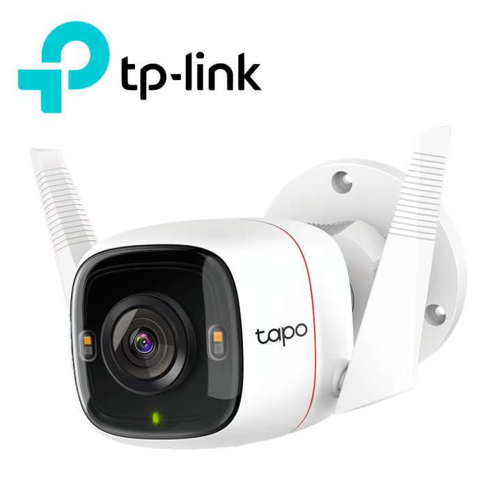 Cámara Wi-Fi de seguridad para exteriores 4MP visión nocturna a color hasta 30 m 98 pies audio bidireccional TP-LINK TAPO C320WS Cámara Wi-Fi de seguridad para exteriores 4MP visión nocturna a color hasta 30 m 98 pies audio bidireccional TP-LINK TAPO C320WS