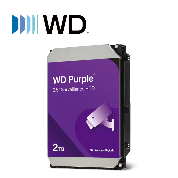 Disco duro para videovigilancia 3.5" 2TB 3.5" SATA WESTERN DIGITAL WD23PURZ