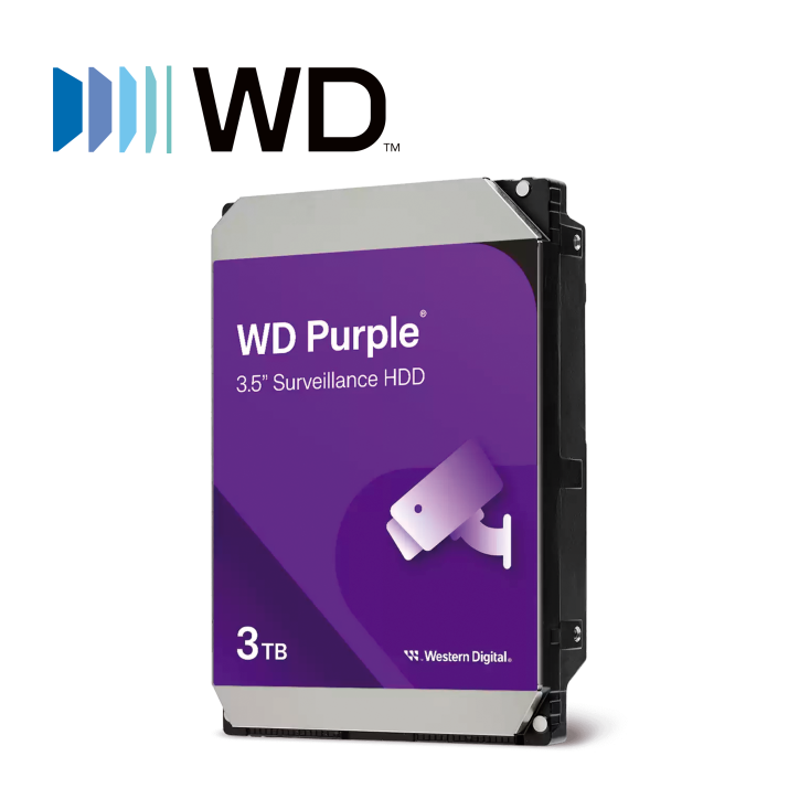 Disco duro para videovigilancia 3.5" 3 TB 24/7 optimizado AllFrame WESTERN DIGITAL WD34PURZ Disco duro para videovigilancia 3.5" 3 TB 24/7 optimizado AllFrame WESTERN DIGITAL WD34PURZ