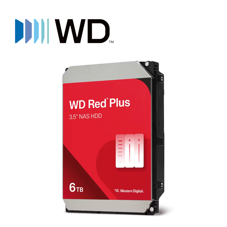 Disco duro para NAS 3.5" 6TB 3.5" CACHE 64MB WESTERN DIGITAL WD60EFPX