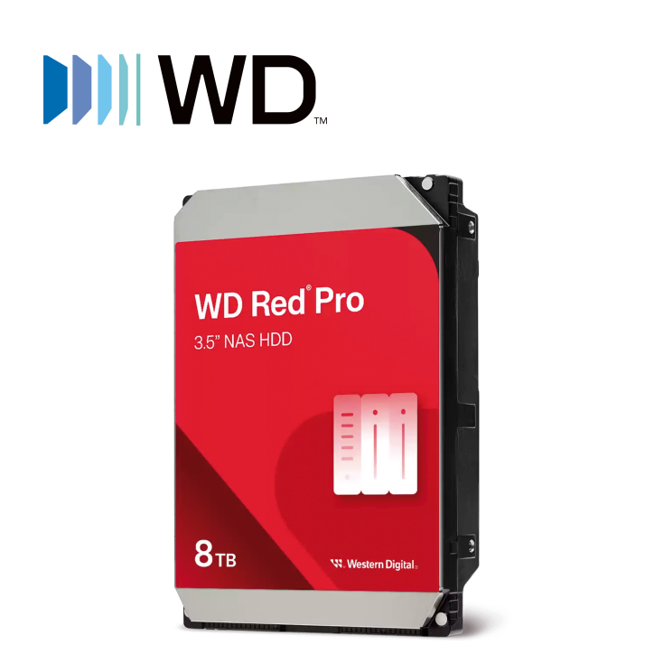 Disco duro interno para NAS 8 TB 3.5" SATA 6 GBS WESTERN DIGITAL WD80EFPX Disco duro interno para NAS 8 TB 3.5" SATA 6 GBS WESTERN DIGITAL WD80EFPX