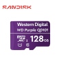 TARJETA MEMORIA MICRO SD XC WD PURPLE 128GB WDD0128G1P0C / OPTIMIZADA PARA VIDEOVIGILANCIA 24/7 / ALTA RESISTENCIA / OPERA EN TE
