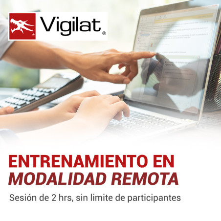 ENTRENAMIENTO EN MODALIDAD REMOTA, VIGILAT, VEBA, CAPACITACION VIGILAT, SESION DE DOS HORAS, SIN LIMITE DE PARTICIPANTES.