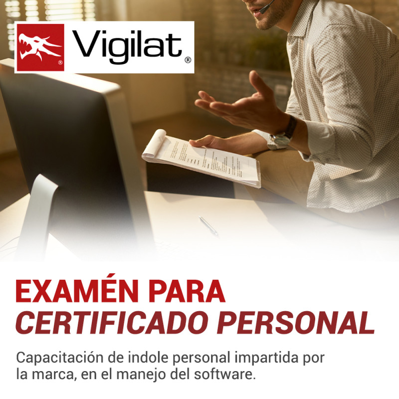 EXAMEN PARA OTORGAR CERTIFICADO PERSONAL PARA UN ASISTENTE, VIGILAT, VEXAEB, AL ENTRENAMIENTO (CAPACITACION VIGILAT)