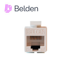 CONECTOR MODULAR JACK RJ45 CAT5E BELDEN AX101309 ESTILO KEYCONNECT BLANCO COMPATIBLE CON FACEPLATE AX102660,AX102655,AX102249 PA