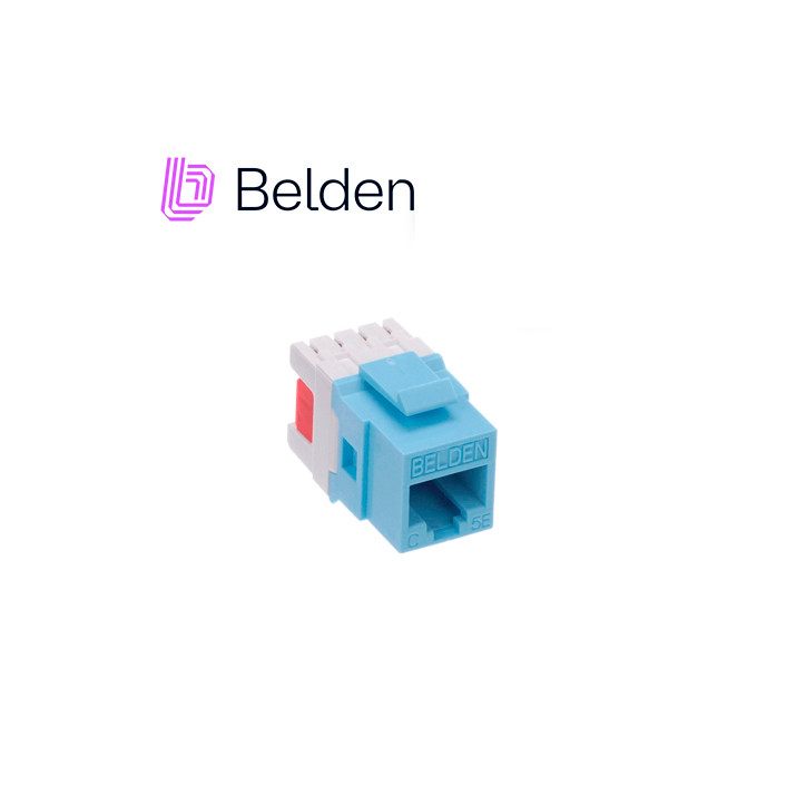 Jack modular RJ-45 Categoria 5E KeyConnect Espacio ambiental Interior BELDEN AX101315 Jack modular RJ-45 Categoria 5E KeyConnect Espacio ambiental Interior BELDEN AX101315