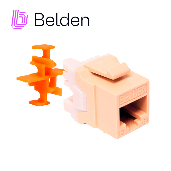 Conector modular Jack RJ45 Cat6A categoria 6A KeyConnect T568A / B BELDEN AX103073