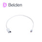 REVCONNECT FLEXPLUG CAT 6 BELDEN RV6FFPUEW18-S1 BLANCO T568A/B-T568A/B