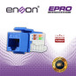 CONECTOR MODULAR JACK RJ45 ENSON EPRO-TLJACK5E-BL SERIE PRO TERMINADO SIN PINZAS, POSICION VERTICAL CAT5E COLOR AZUL COMPATIBLE 