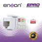 CONECTOR MODULAR JACK RJ45 ENSON EPRO-TLJACK6-WH SERIE PRO TERMINADO SIN PINZAS, POSICION VERTICAL CAT6 COLOR BLANCO COMPATIBLE 