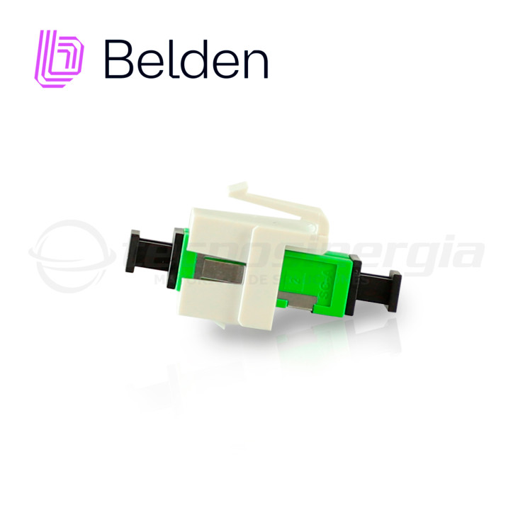 Módulo de fibra óptica SC APC simplex KeyConnect Interior BELDEN AX105374-EW