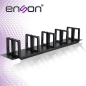 ORGANIZADOR HORIZONTAL FRONTAL PARA RACK ENSON ENS-CMR24 2UR CON PEINES DE POLICARBONATO PARA MAYOR PROTECCION Y MEJOR ACCESO CU