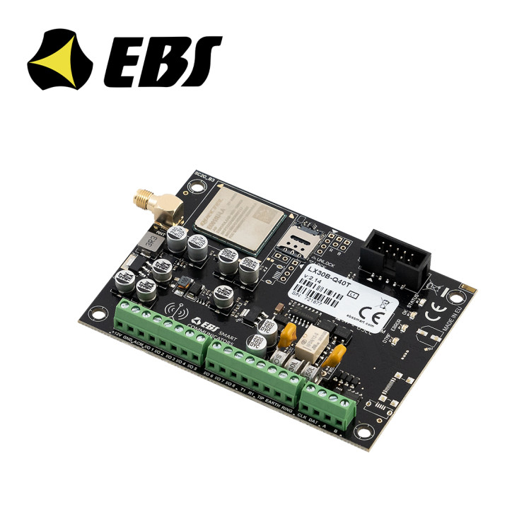 Comunicador universal para paneles de alarma respaldo de línea telefónica Contact ID o SIA 8 puertos configurables EBS LX30B